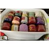 Image 1 : NEW TUB OF 42 BUNDLES OF CROCHET THREAD SIZE 10