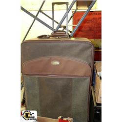 2PC JAGUAR LEATHER LUGGAGE