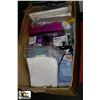 Image 1 : BOX OF ASSORTED ACCESSORIES INCLUDING STUD FINDER,