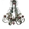 Image 1 : Painted Iron Six-Light Fixture