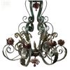 Image 5 : Painted Iron Six-Light Fixture