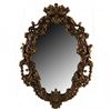 Image 1 : Ornately Carved Oval Mirror