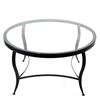 Image 1 : Round Black Coffee Table