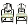 Image 2 : Set of 10 Hepplewhite Dining Chairs