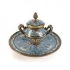 Image 2 : 19th Century Cloisonne Inkwell