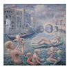 Image 1 : Banks Clayton Painting,Swimming in Canal