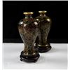Image 1 : Pair of Small Cloisonne Vases