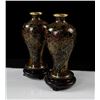 Image 2 : Pair of Small Cloisonne Vases