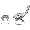 Image 3 : Bertoia "Bird Chair and Ottoman"