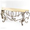 Image 1 : Wood and Iron Openwork Console