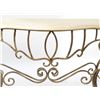 Image 2 : Wood and Iron Openwork Console