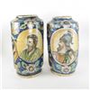Image 1 : Pair of 19th Century Majolica Vases