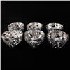 Image 1 : Set of 6 Sterling Silver Bowls