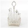 Image 2 : Five Piece Silver Plated Cruet Set