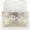 Image 3 : Five Piece Silver Plated Cruet Set