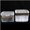 Image 2 : Two Glass Jewelry Boxes