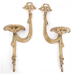 Pair of Neoclassical-Style Wall Brackets