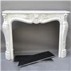 Image 3 : Antique Rococo-Style Marble Fireplace