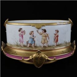 Painted and Parcel Gilt Jardiniere