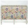Image 1 : Floral Needlepoint Decorated Headboard