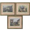 Image 1 : Three Lithographs, Exterior Scenes