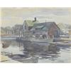 Image 1 : W Stuart Archibald Fishermen Watercolor