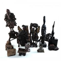 Lot of Wooden Sculptures