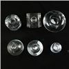 Image 3 : Lot of 6 Assorted Glass Votives