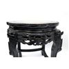 Image 2 : Carved Asian Taboret with Marble Inset