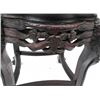 Image 8 : Carved Asian Taboret with Marble Inset
