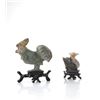 Image 1 : Two Chinese Jade Birds