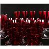 Image 2 : 23 Ruby Red to Clear Glass Stemware