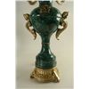 Image 8 : Pair of Bronze and Malachite Candelabra