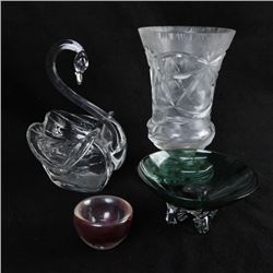 Four Glass Objects
