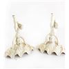 Image 2 : 19th C. Moore Bros. Lamp, 2 Sconces