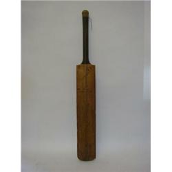 A GUNN & MOORE CRICKET BAT, signed 'E.A.Norcott', length 79cm  30-40...