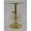 Image 1 : A BRASS CANDLE STAND, 19th Century, circular base  30-40...