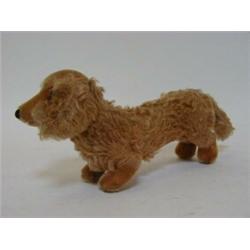 A STEIFF DASCHUND, post WWII, length 32cm  20-30...