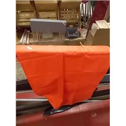 ORANGE PONCHO  - NEW