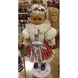 PORCELEIN DOLL - STAND NOT INCLUDED - GERMAN DRESS