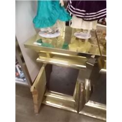 BRASS & CHROME PEDESTAL