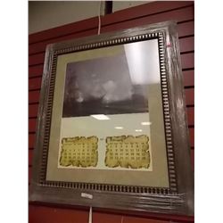 FRAMED VINTAGE CALENDAR PRINTS - SAILING SHIP