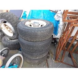 TIRES - COOPER 9.50R/16.5LT TIRES & RIMS - ALL 4
