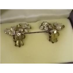 VINTAGE RHINESTONE EARRINGS