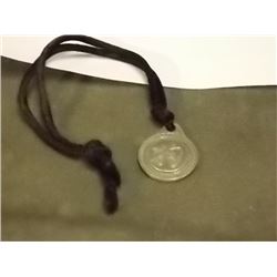 ORIENTAL CHARM ON ROPE - "THE DOG"WEIGHT ~9 GRAMS