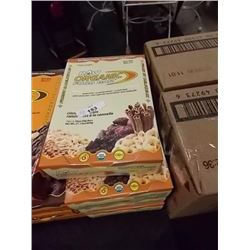 ORGANIC FOOD BARS - cinnamon raisin  - 4 BOXES OF 12 = 48 BARS TOTAL PER LOT