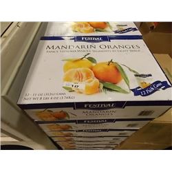 CASE OF CANNED MANDARINE ORANGES - 12 CANS PER CASE