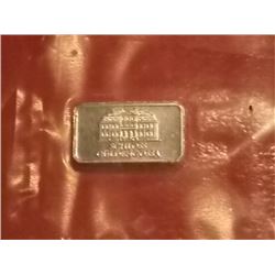 BULLION BAR - .999 FINE SILVER - GERMAN MINT - ART BAR MINTED GEIGER EDELMETALIE - SCHLOSS GULDENGOS