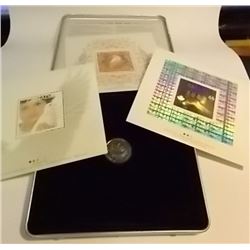 CANADIAN NICKLE  & STAMP COLLECTION SET - 1999-2000 - IN STORAGE METAL CASE
