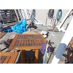TEAK PATIO TABLE - ANDREW RICHARD DESIGN